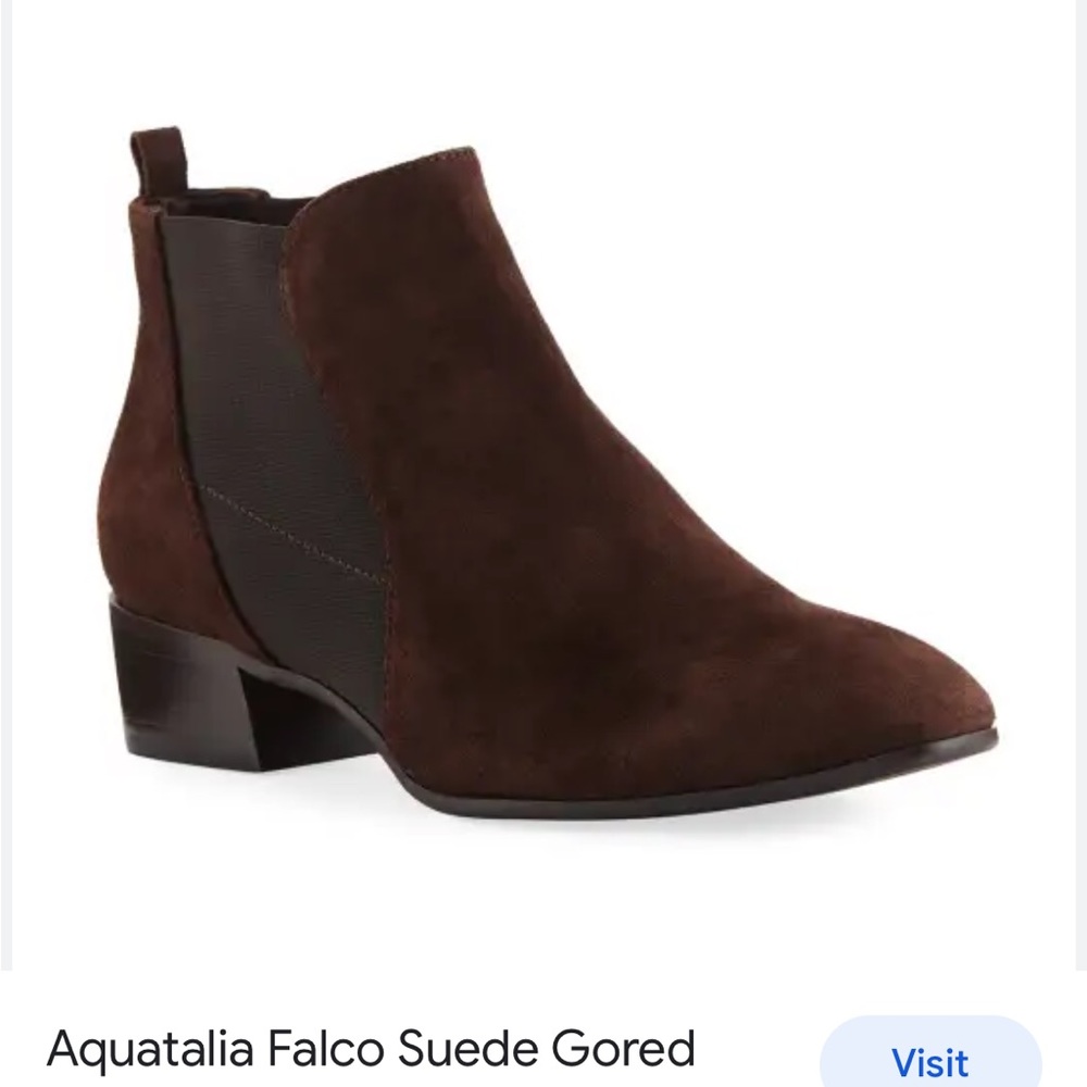Aquatalia brown suede booties - Picture 6 of 6